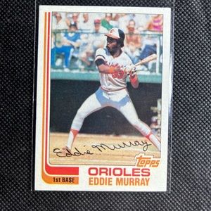 1982 Topps Eddie Murray Baltimore orioles Hof